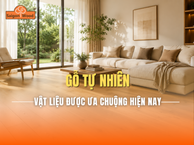 Vì sao gỗ tự nhiên vẫn là vật liệu được ưa chuộng?